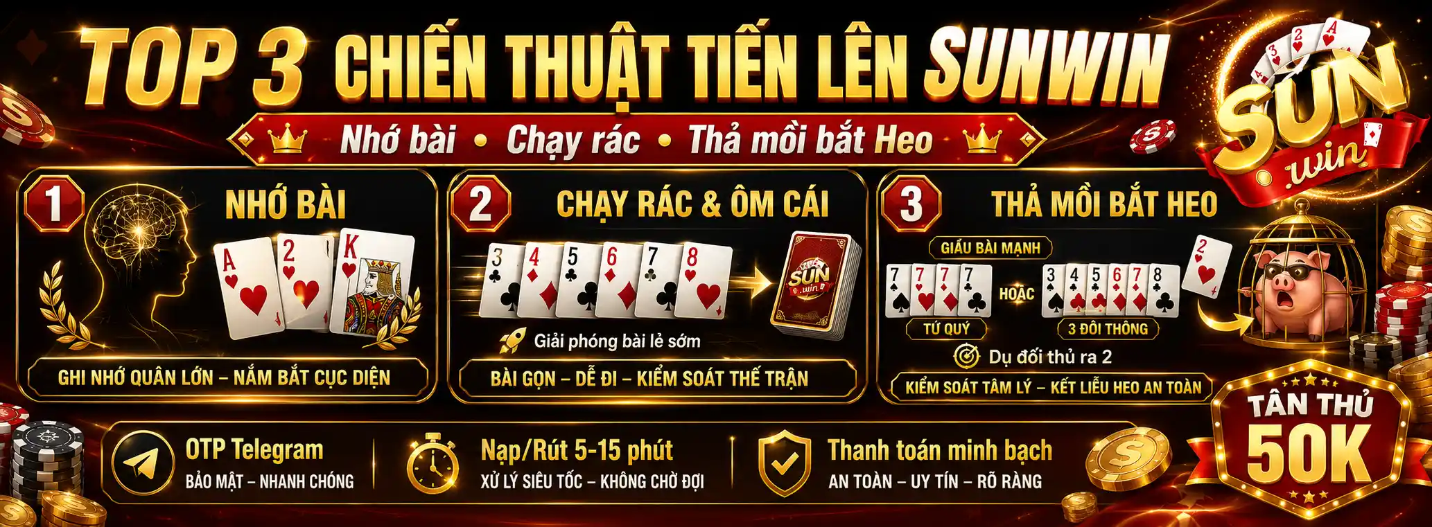 Cẩm Nang Chơi Tiến Lên Miền Nam Sunwin Từ A-Z Cho Bài Thủ 3 Top 3 Chiến Thuật Chơi Tiến Lên Miền Nam Luôn Thắng